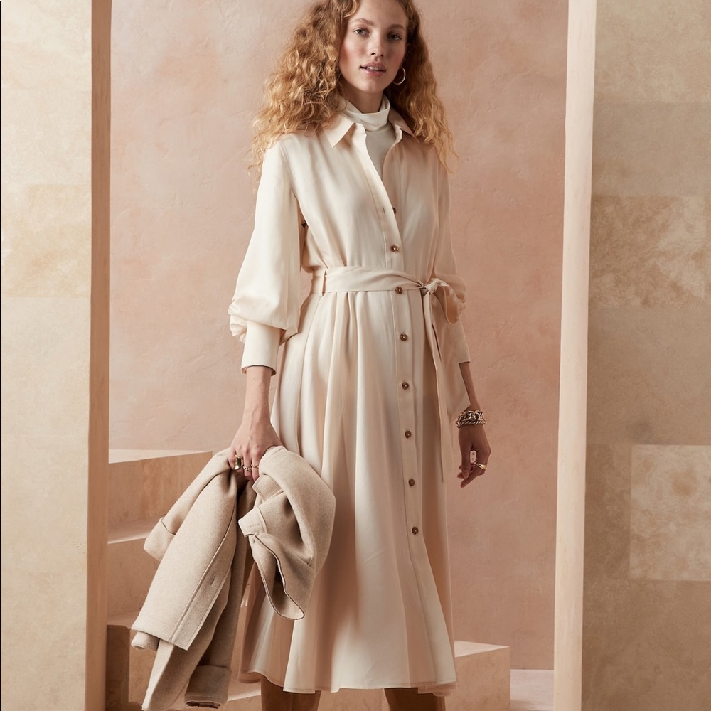 Banana Republic Belted TENCEL™ Shirtdress